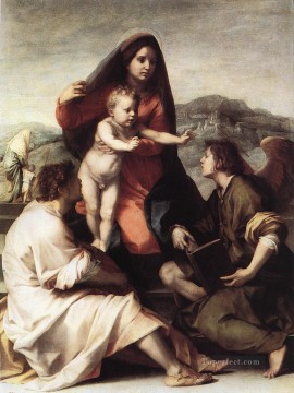 Madonna della Scala renaissance mannerism Andrea del Sarto Oil Paintings